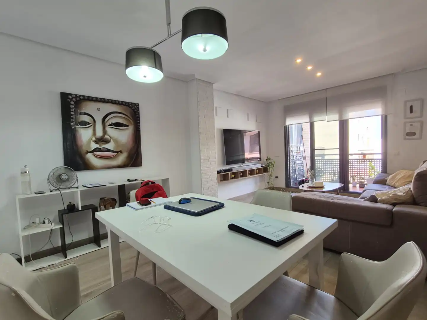 Sala de estar de Piso en venta en Vila-real con Balcón