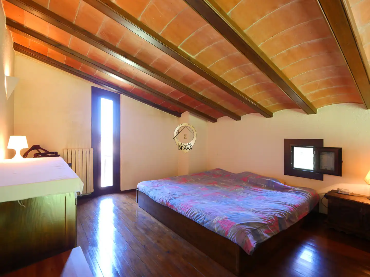 Schlafzimmer von Country house zum Verkauf in Cassà de la Selva mit Heizung, Privatgarten und Abstellraum