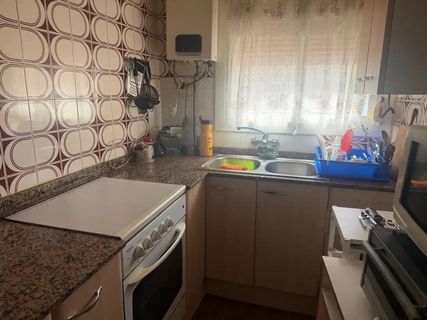 Kitchen of Flat for sale in Barcelona  with Air Conditioner and Furnished