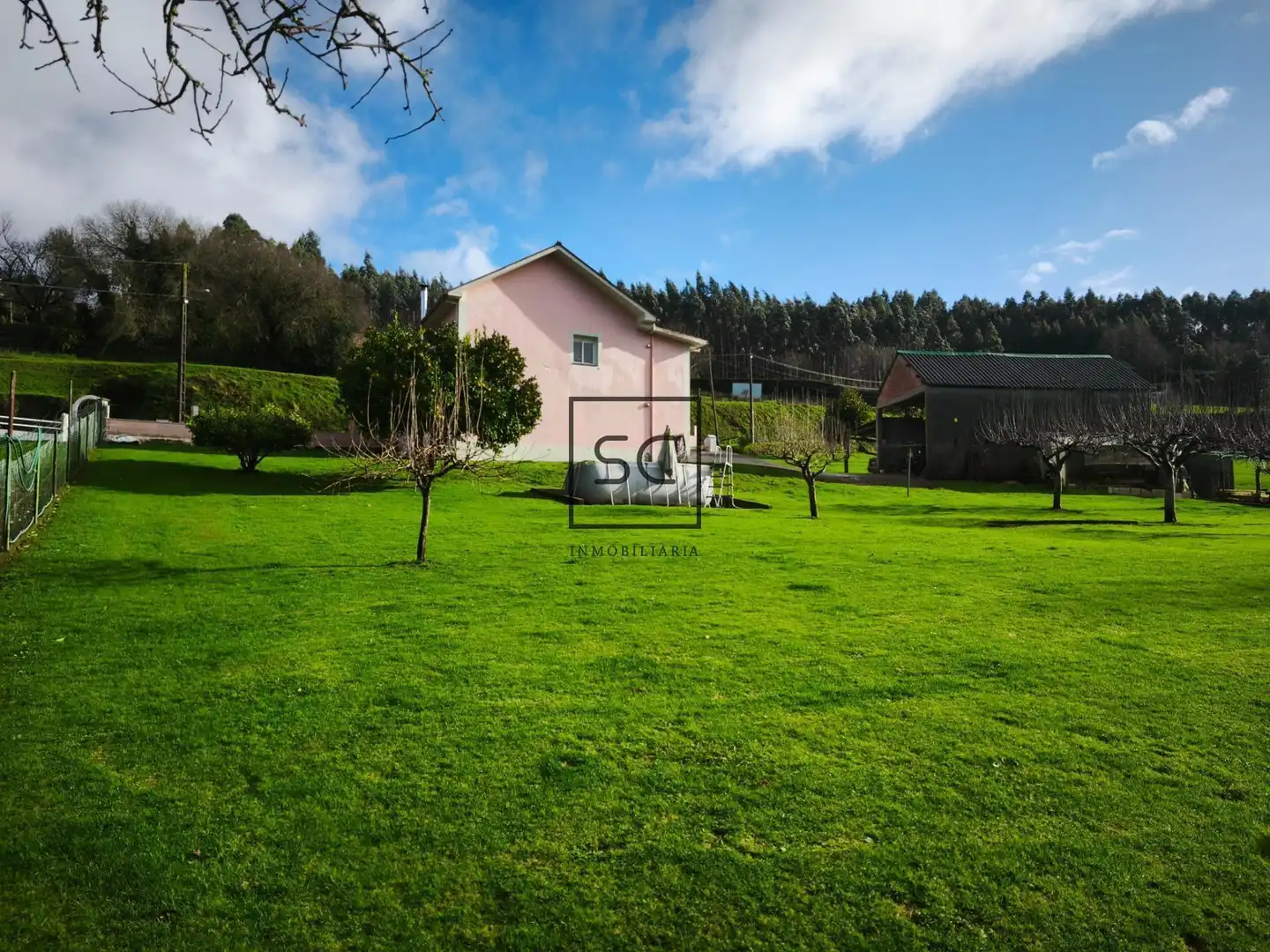 Jardín de Casa o chalet en venta en Narón con Trastero y Piscina