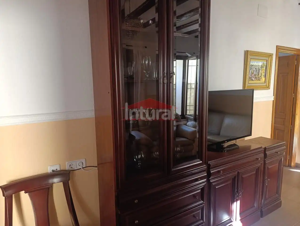 Sala de estar de Casa o chalet en venta en Chinchilla de Monte-Aragón con Terraza y Amueblado