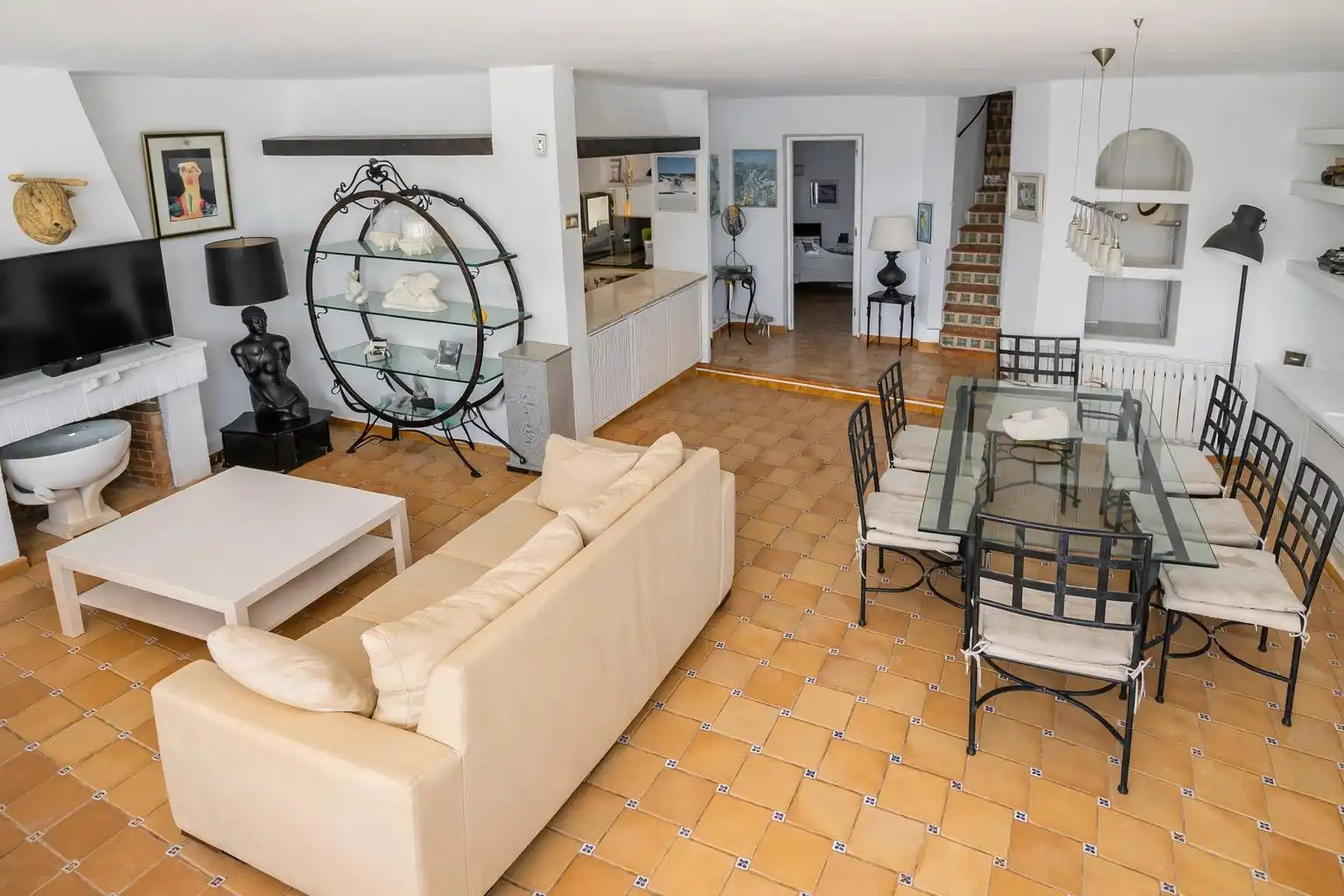 Sala d'estar de Casa o xalet en venda en Llucmajor amb Aire condicionat, Calefacció i Jardí privat