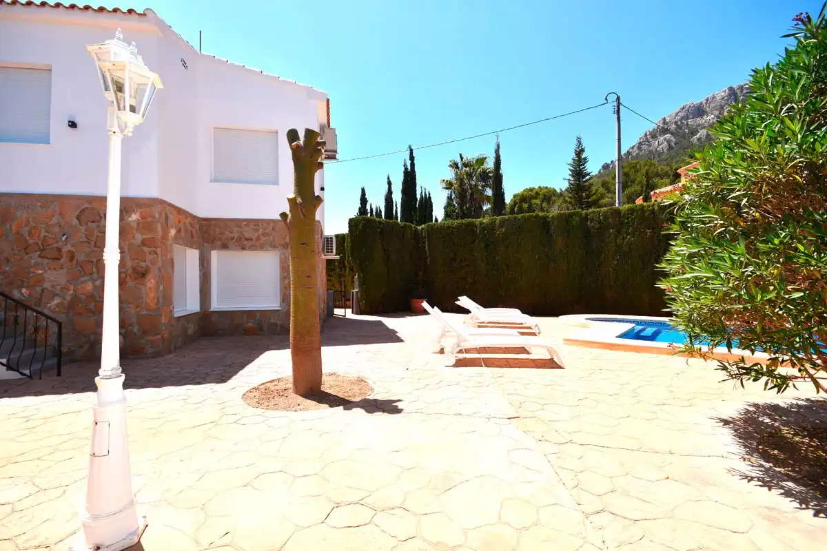 Jardín de Casa o chalet en venta en Calpe / Calp con Aire acondicionado, Jardín privado y Terraza