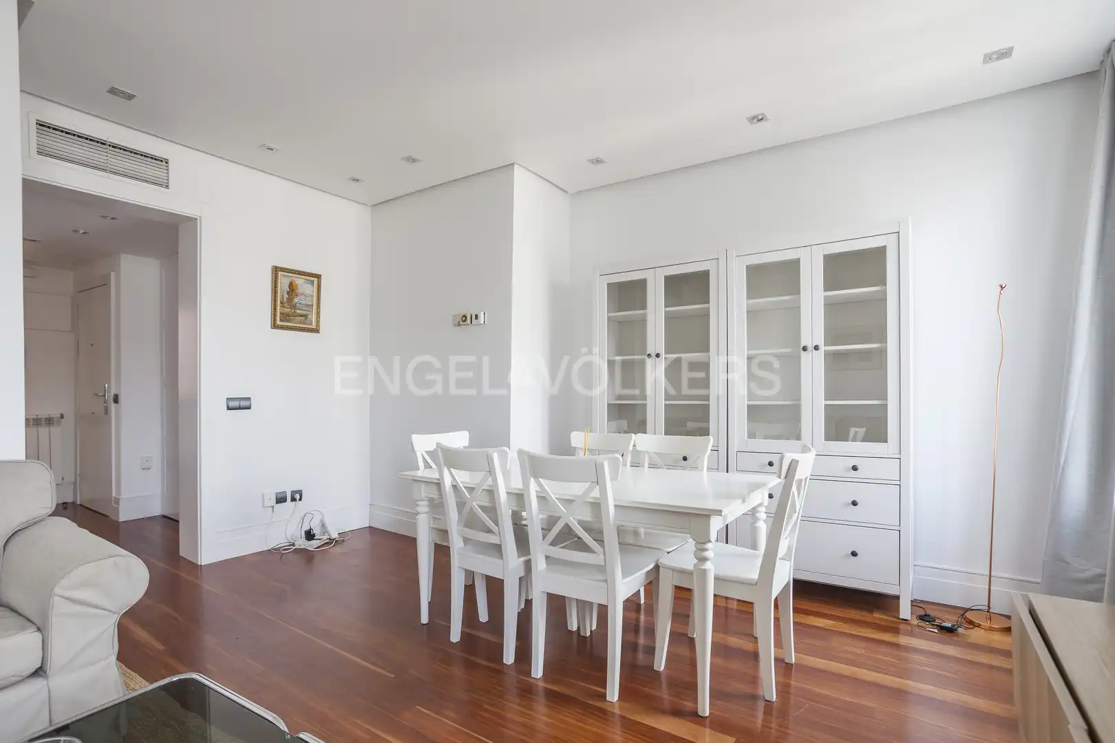 Dining room of Flat for rent in Madrid  with Air Conditioner, Heating and Parquet flooring