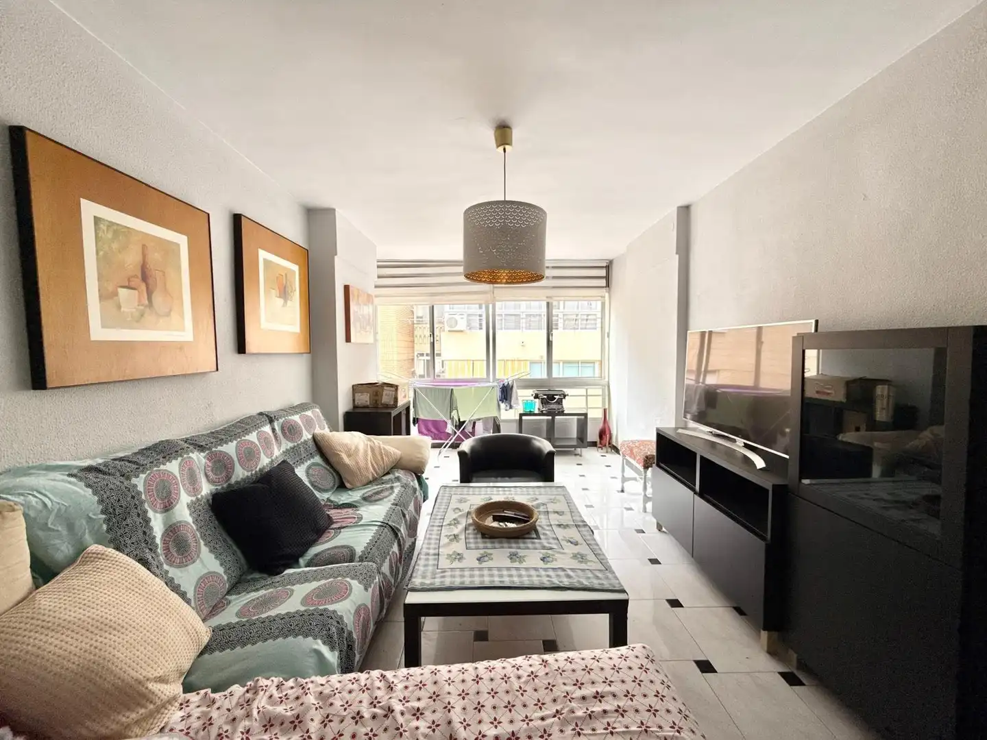 Living room of Flat for rent in Málaga  with Furnished