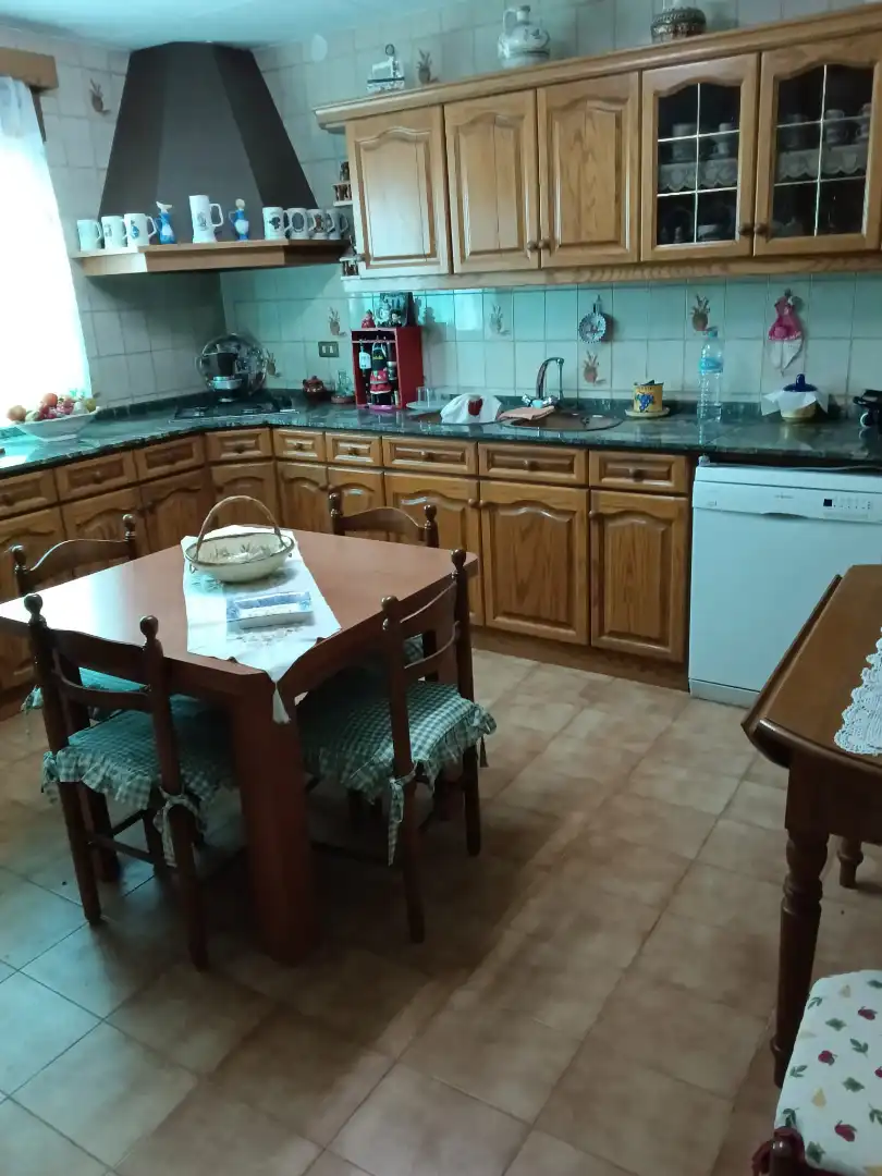 Cocina de Finca rústica en venta en Fuente Álamo de Murcia con Aire acondicionado, Jardín privado y Amueblado