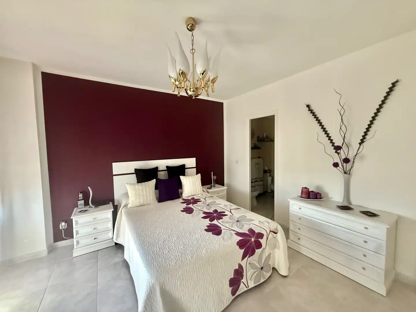 Bedroom of Flat for sale in Madrid  with Heating, Terrace and Furnished