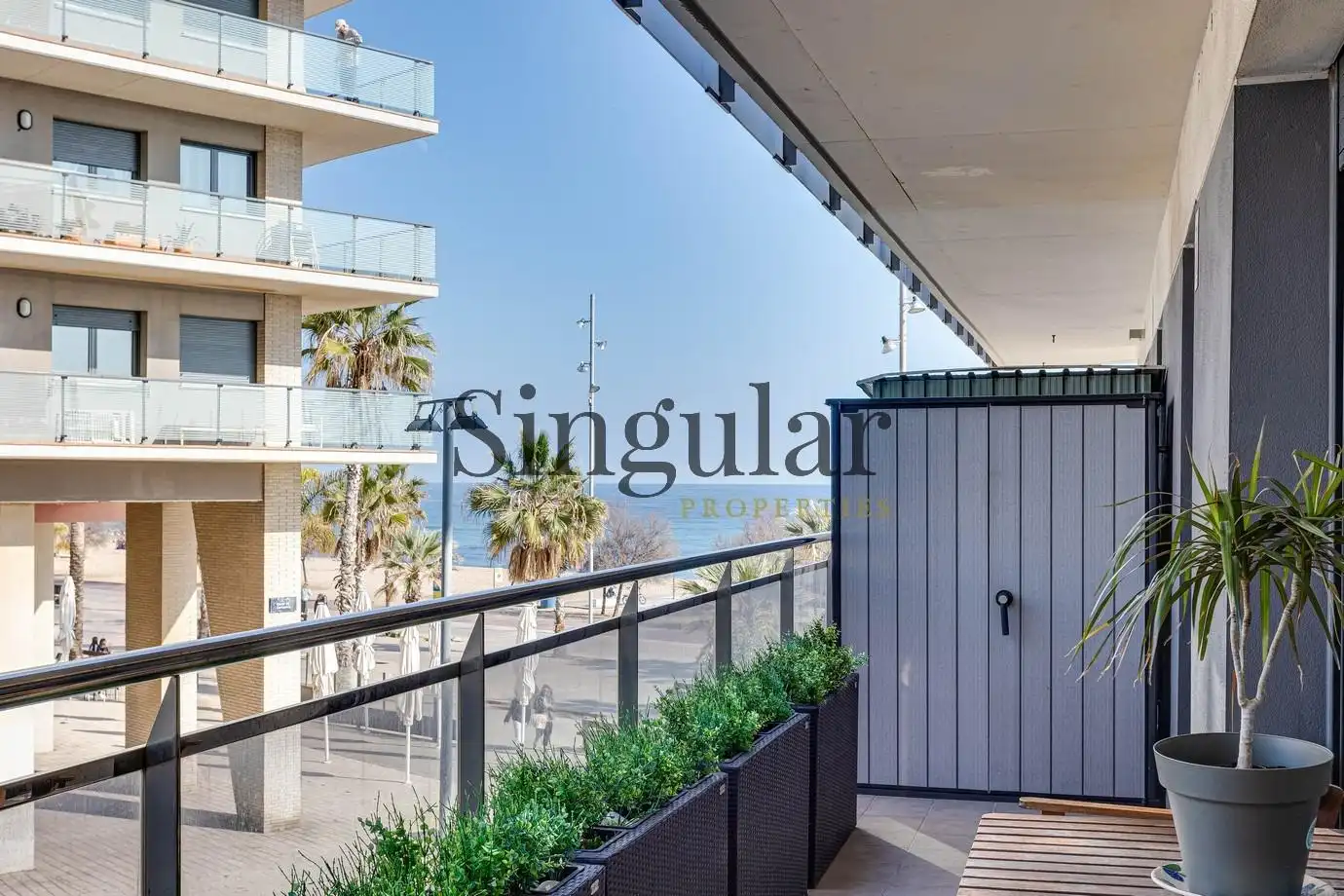 Terraza de Piso en venta en Badalona con Calefacción, Jardín privado y Parquet
