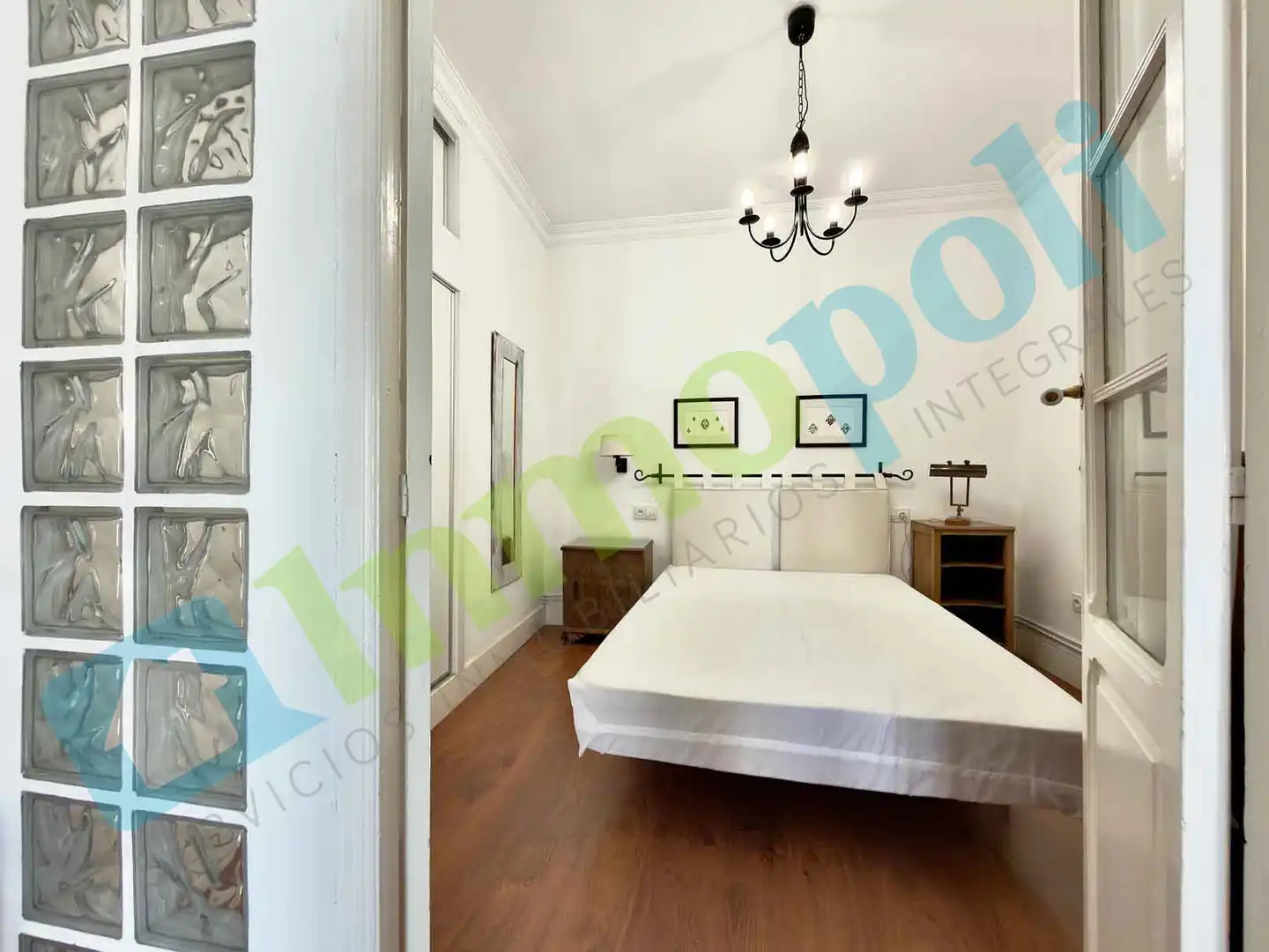 Bedroom of Flat for rent in Badajoz  with Air Conditioner, Heating and Furnished
