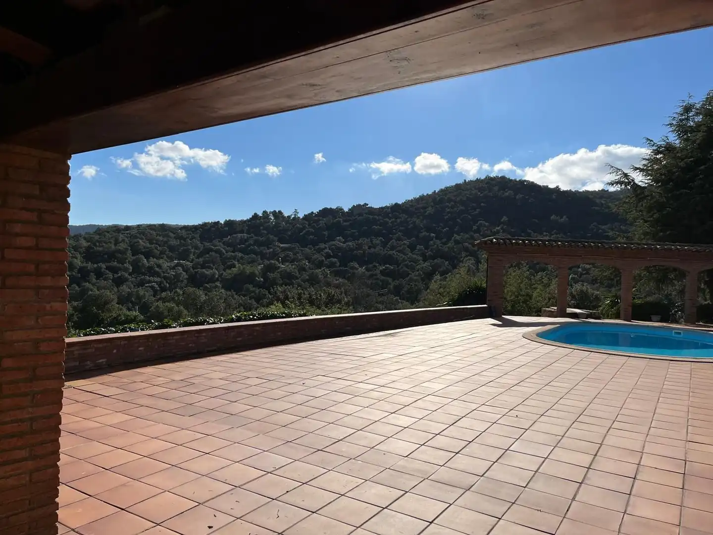 Terraza de Casa o chalet en venta en Santa Cristina d'Aro con Calefacción, Jardín privado y Terraza