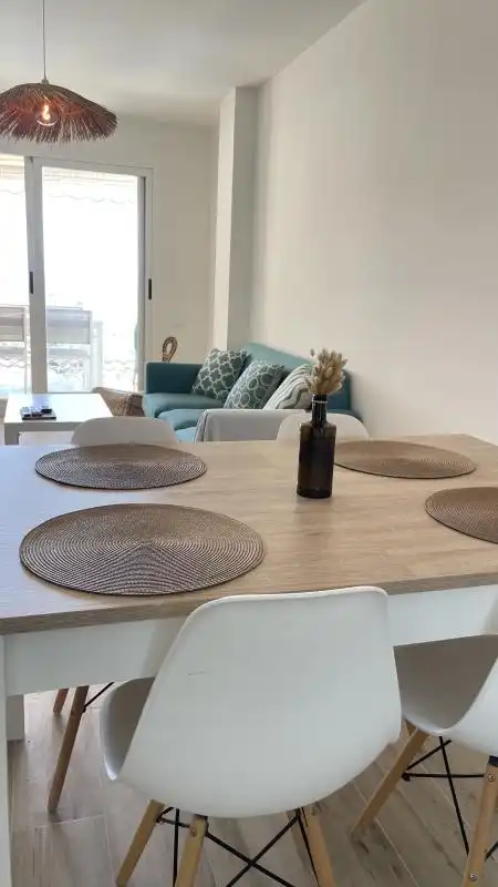 Esszimmer von Wohnung zur Miete in Canet d'En Berenguer mit Klimaanlage, Heizung und Privatgarten