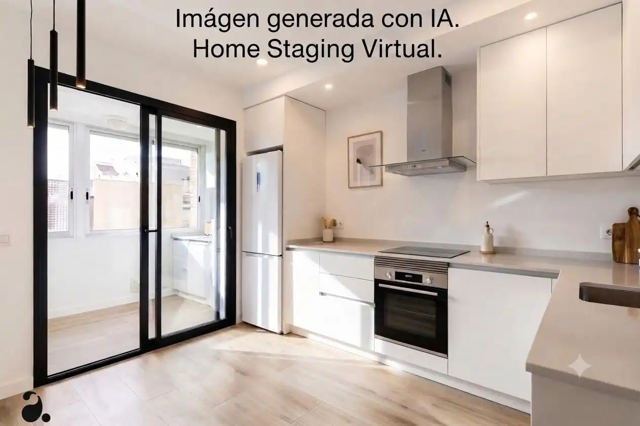 Living room of Flat for sale in Madrid  with Air Conditioner, Heating and Parquet flooring