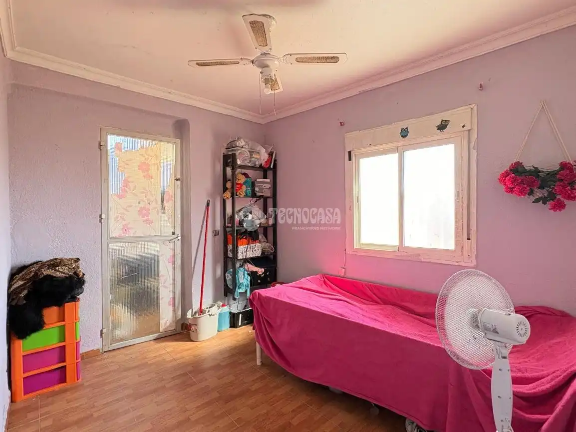 Bedroom of Flat for sale in Málaga  with Air Conditioner and Terrace
