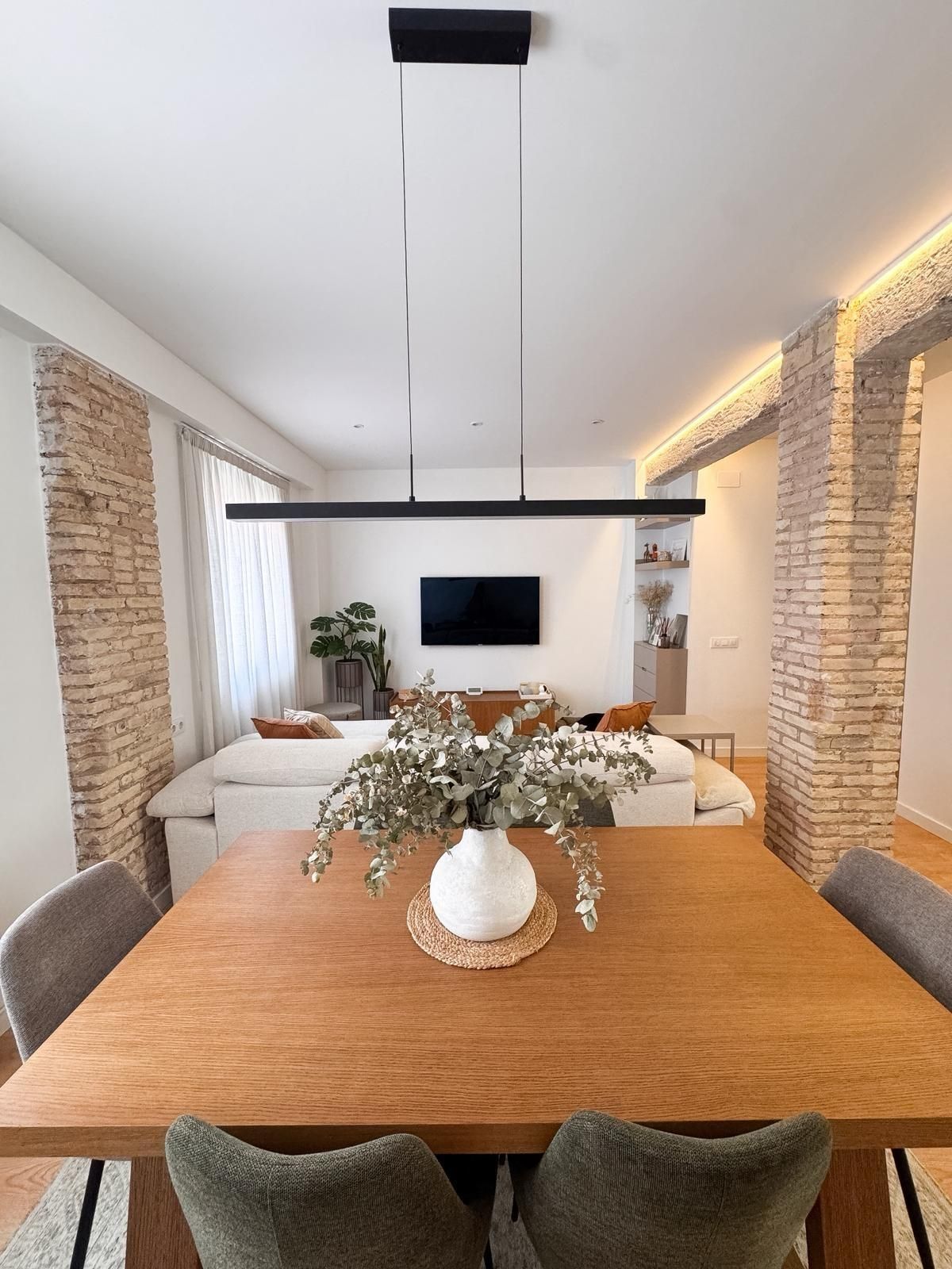 Living room of Flat to rent in  Valencia Capital  with Air Conditioner