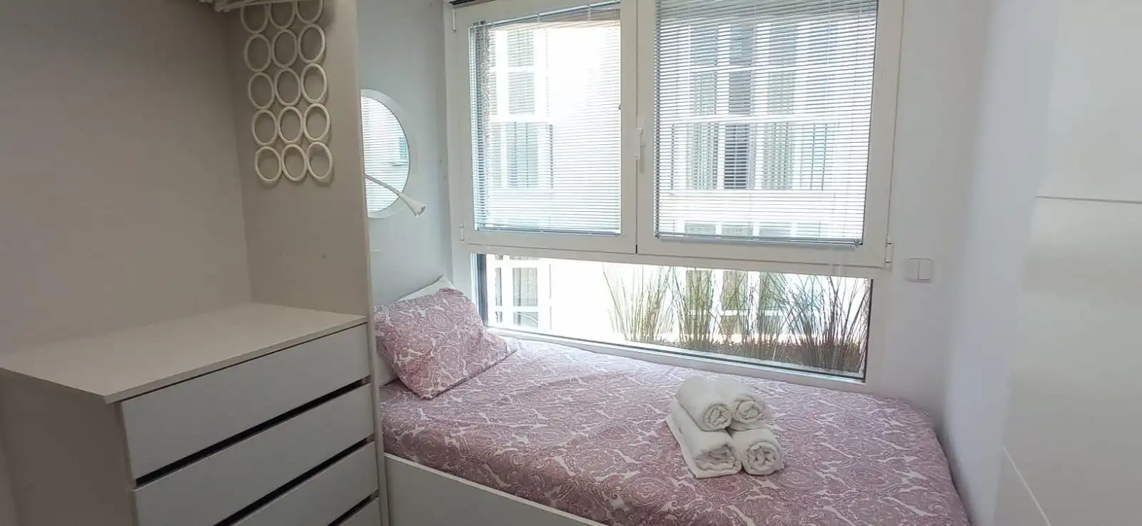 Schlafzimmer von Wohnung zur Miete in Cartagena mit Klimaanlage und Möbliert
