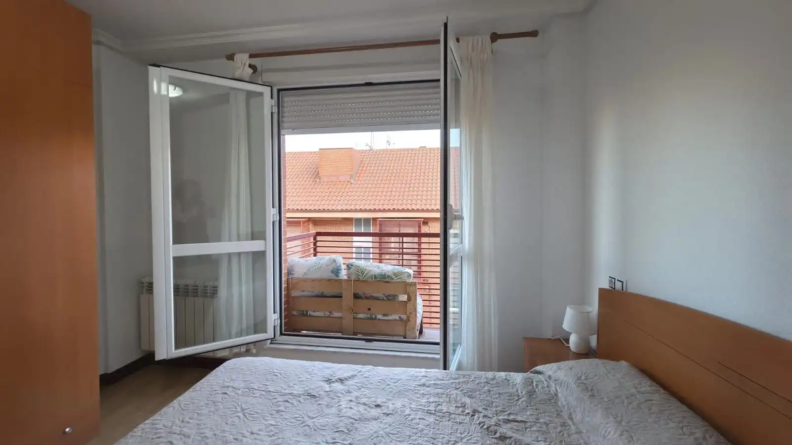 Bedroom of Flat for rent in Salamanca  with Heating, Terrace and Swimming Pool