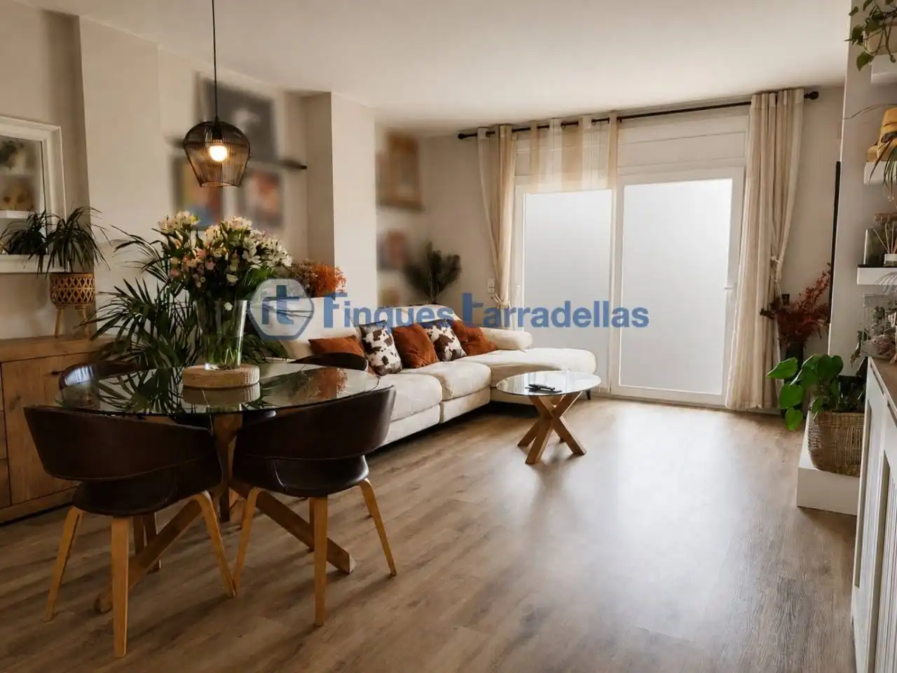 Sala de estar de Piso en venta en Blanes con Aire acondicionado, Calefacción y Parquet