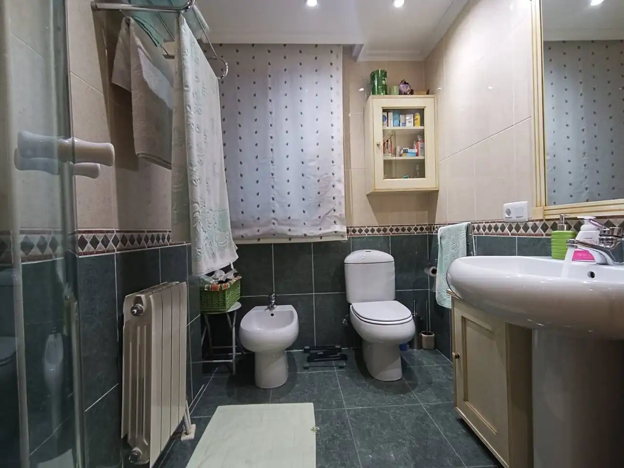 Badezimmer von Wohnung zum Verkauf in Burgos mit Heizung, Parkett und Terrasse