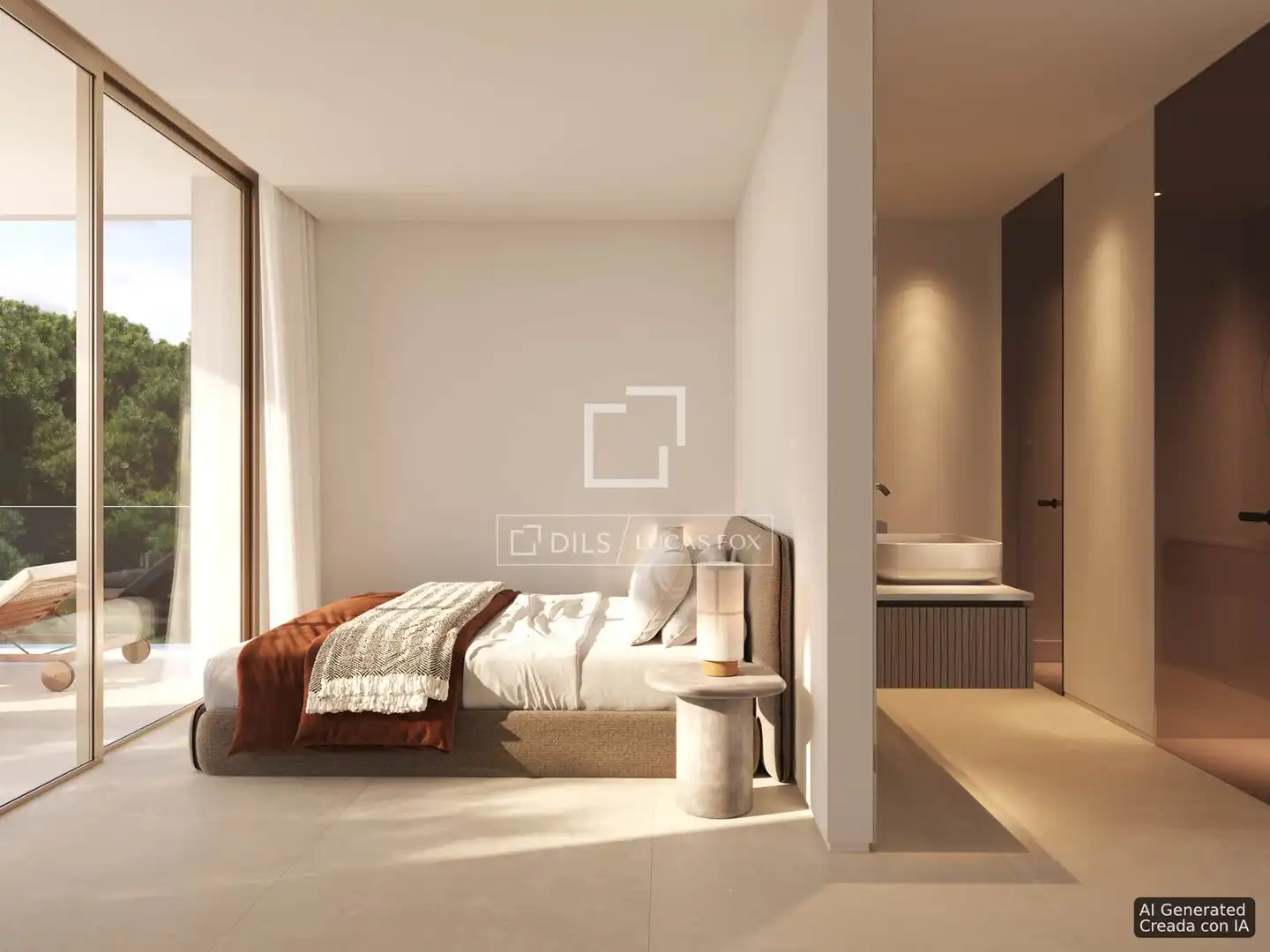 Habitación de Casa o chalet en venta en Santa Eulària des Riu con Aire acondicionado, Calefacción y Jardín privado