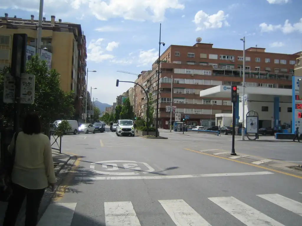 Vista exterior de Estudi de lloguer en Granada amb Aire condicionat, Calefacció i Moblat