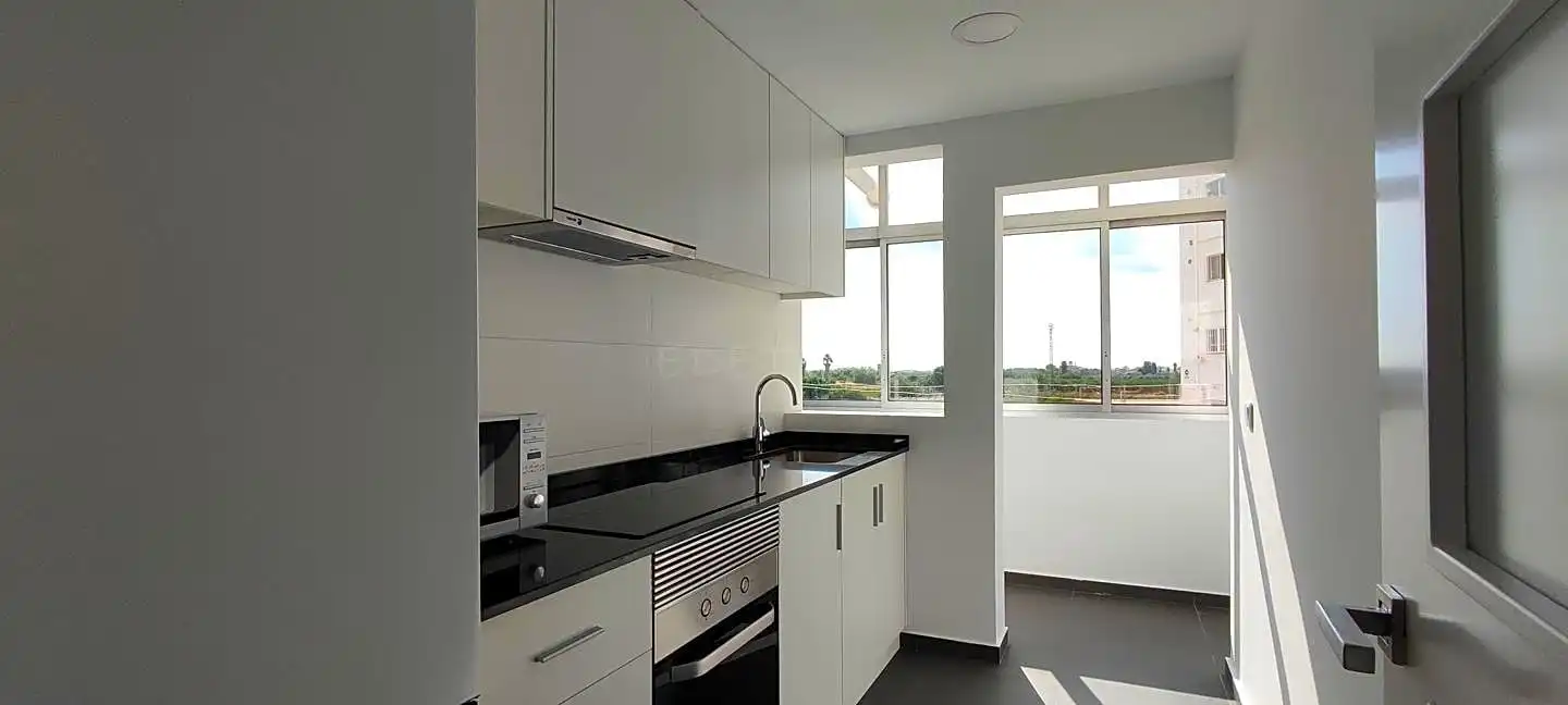 Kitchen of Flat for rent in Moncada  with Air Conditioner, Parquet flooring and Furnished