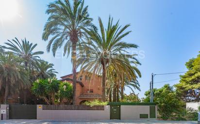 Exterior view of House or chalet for sale in Castelldefels  with Air Conditioner, Heating and Private garden