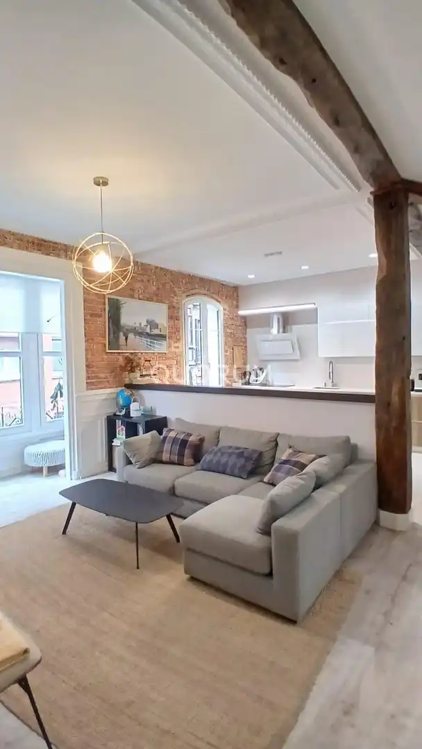 Sala de estar de Piso en venta en Bilbao  con Calefacción