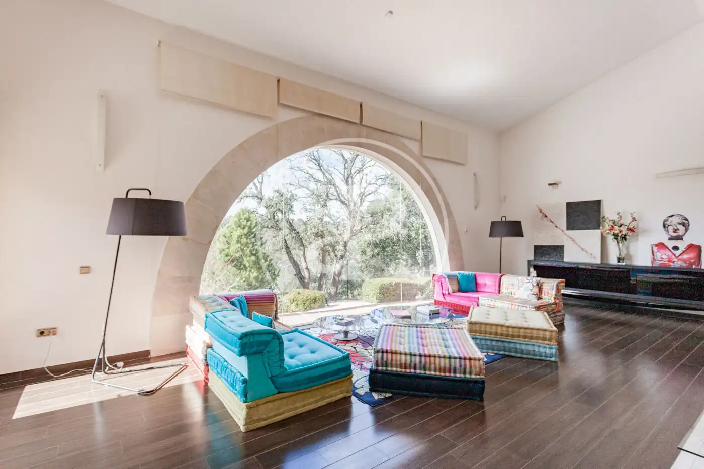 Sala d'estar de Casa o xalet en venda en Ciudalcampo amb Aire condicionat, Calefacció i Jardí privat