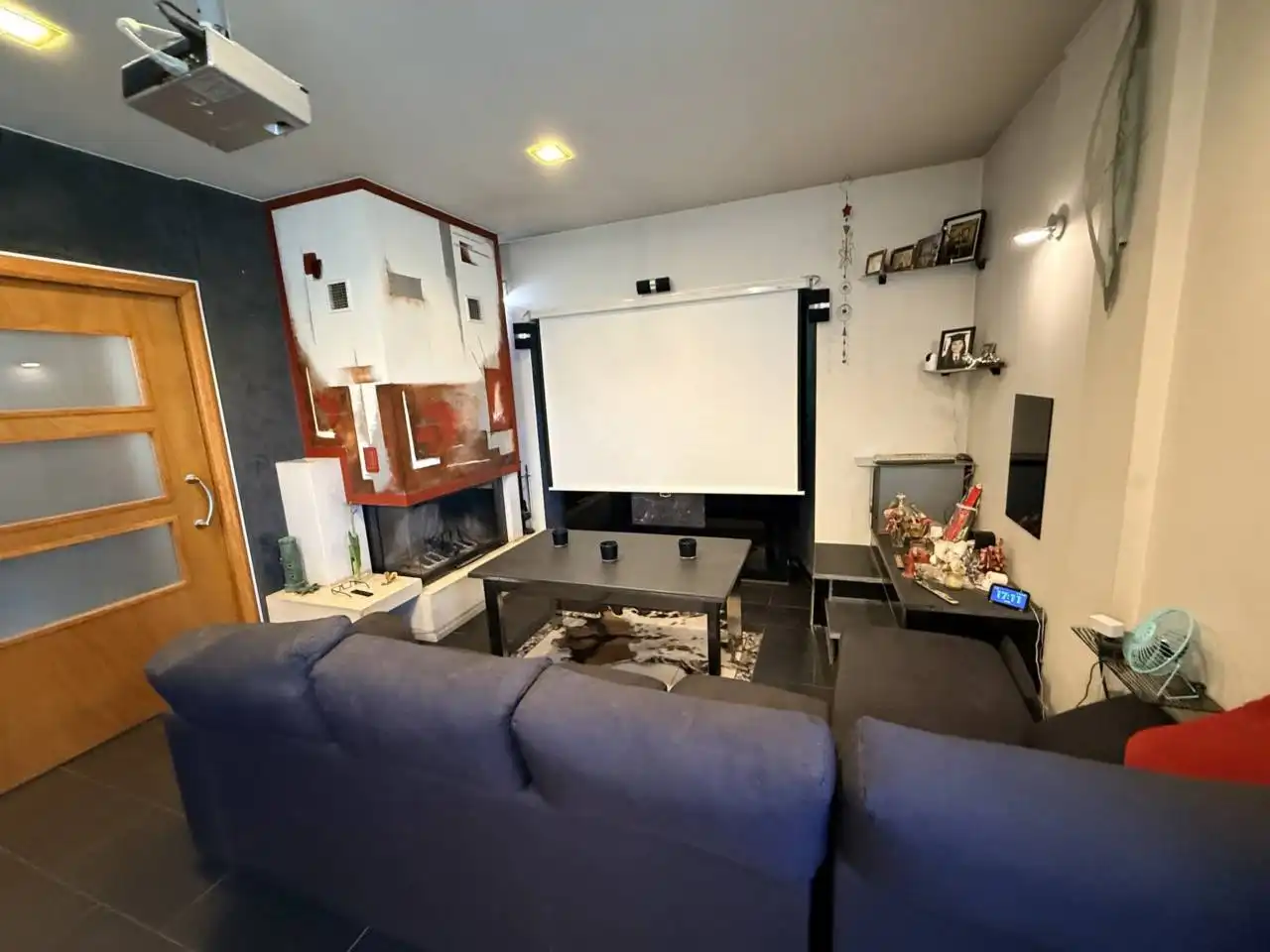 Sala de estar de Casa o chalet en venta en Lliçà de Vall con Aire acondicionado, Calefacción y Jardín privado