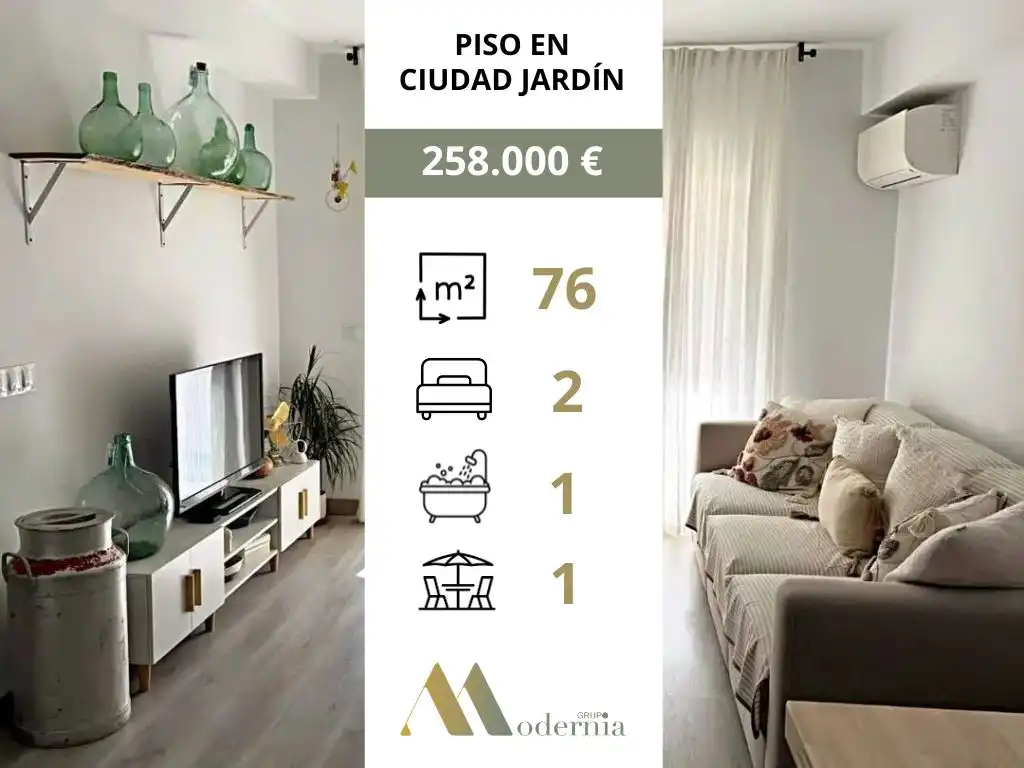 Garden of Flat for sale in Málaga Capital  with Air Conditioner, Terrace and Furnished