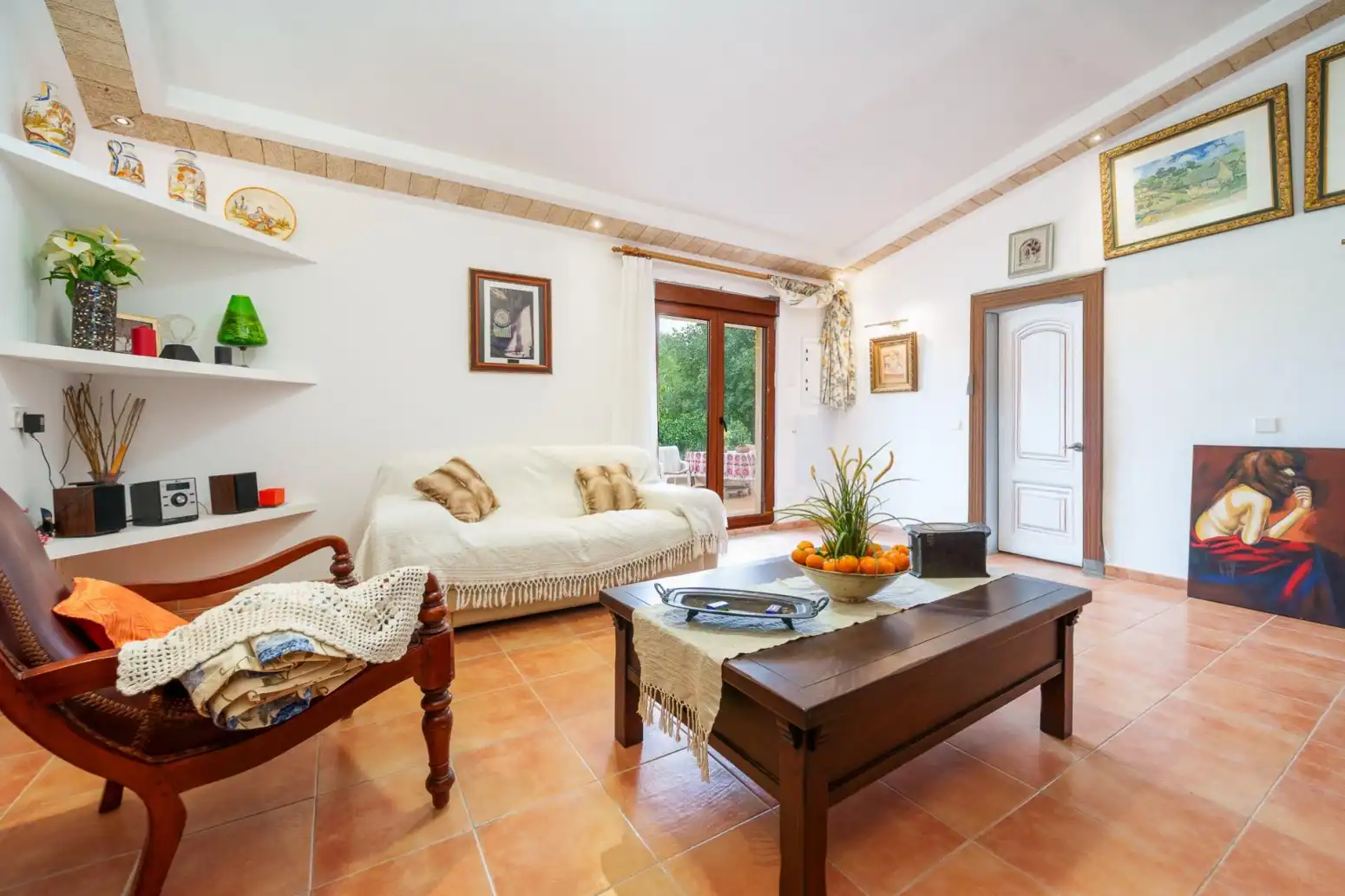 Sala de estar de Finca rústica en venta en Marratxí con Aire acondicionado, Calefacción y Piscina
