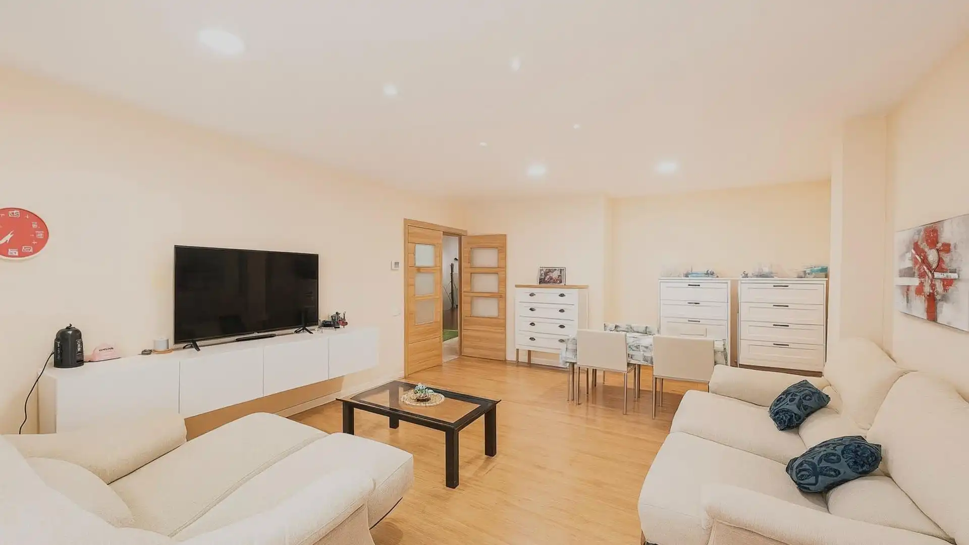 Wohnzimmer von Wohnung zum Verkauf in  Tarragona Capital mit Klimaanlage, Heizung und Privatgarten