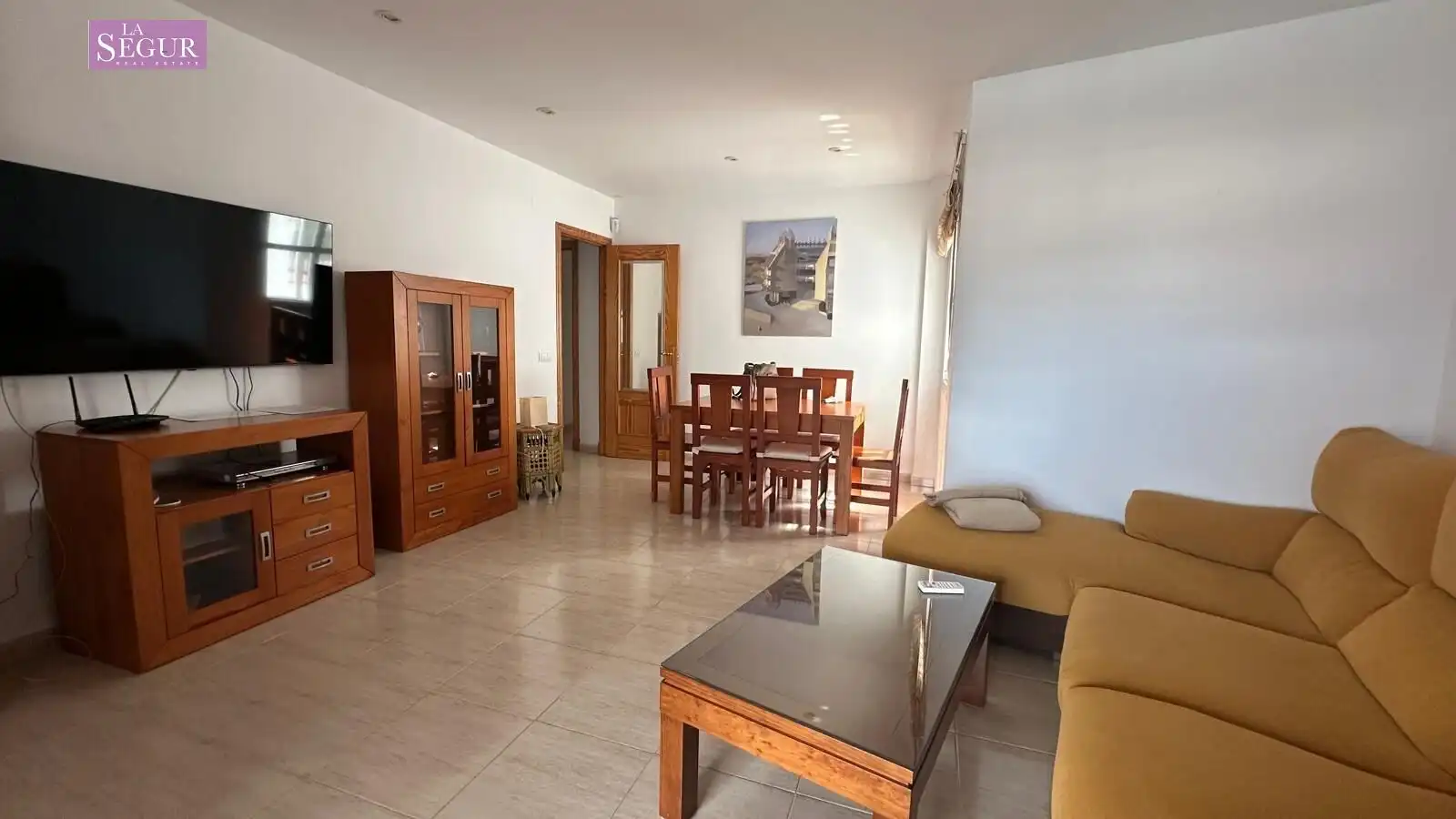 Living room of Flat for sale in Conil de la Frontera  with Terrace, Furnished and Community pool