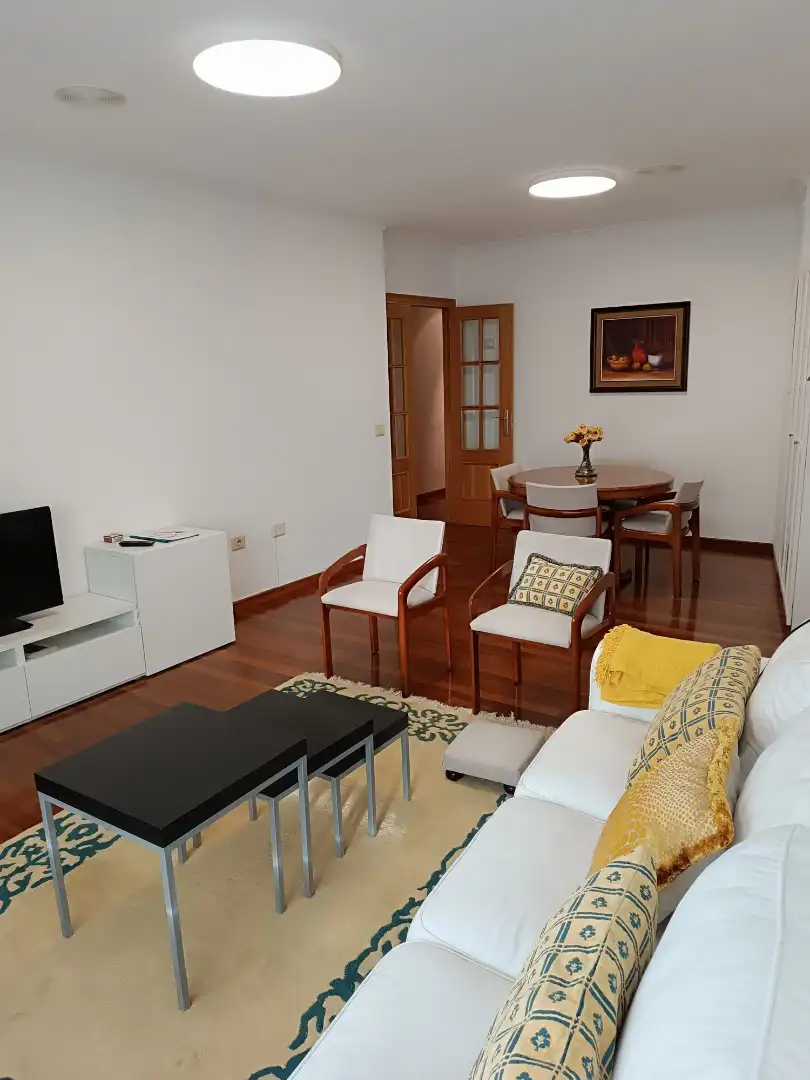 Living room of Apartments for rent in Lugo  with Heating, Storage room and Furnished