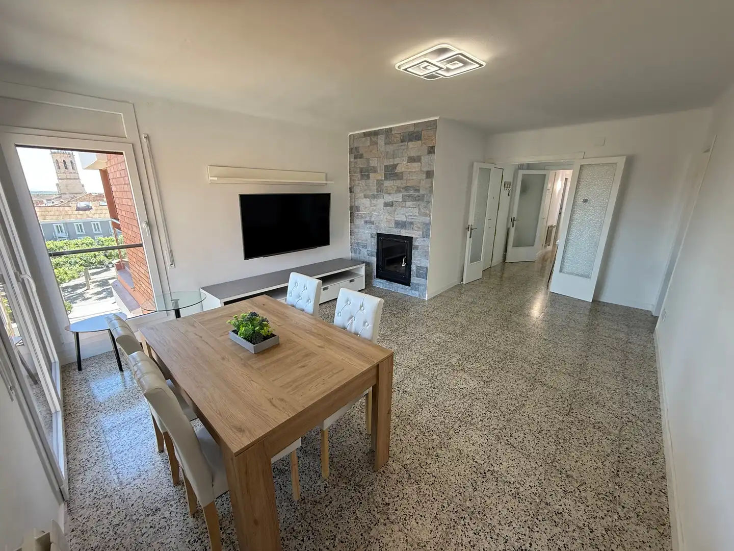 Living room of Flat for rent in Tàrrega  with Heating, Terrace and Storage room