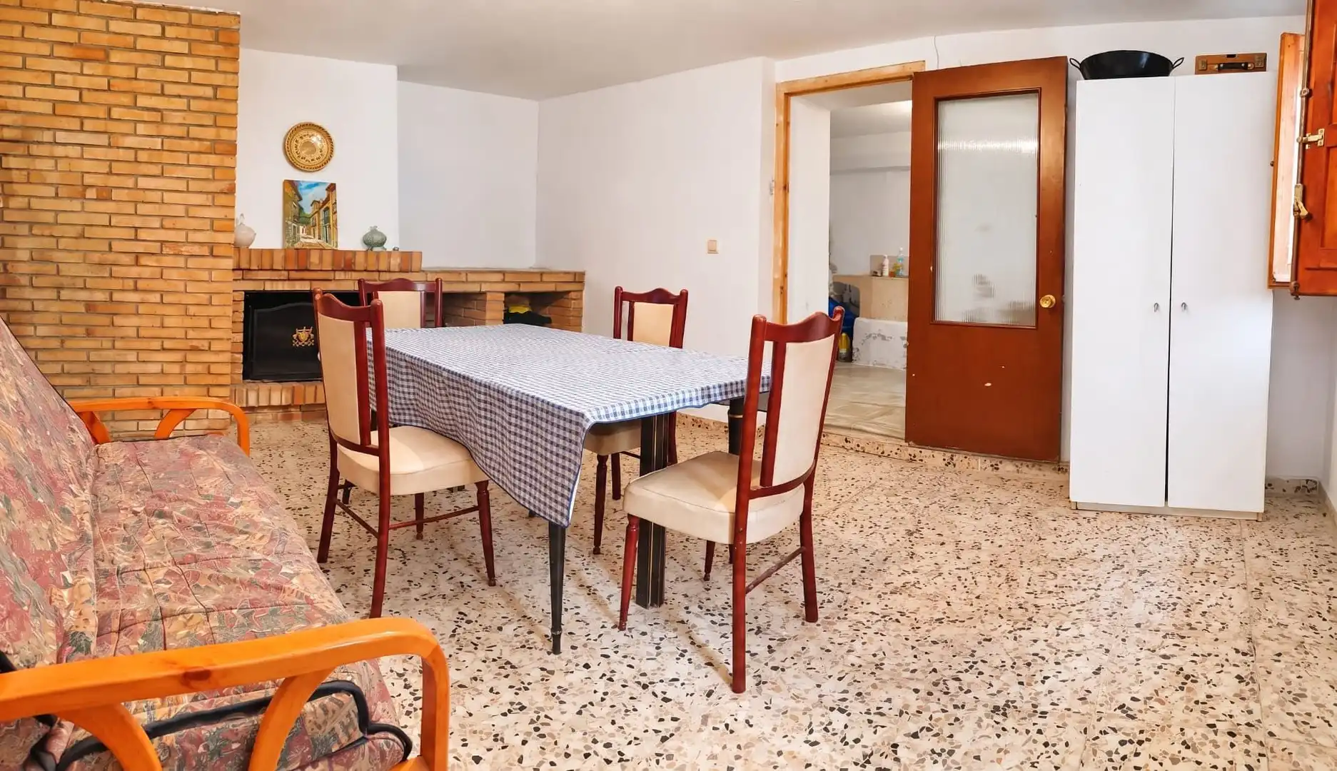 Menjador de Finca rústica en venda en Villalba de Perejil amb Jardí privat, Terrassa i Traster