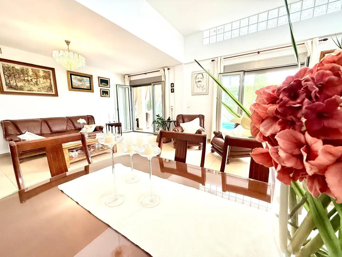 Sala d'estar de Casa o xalet en venda en Molina de Segura amb Aire condicionat, Jardí privat i Terrassa