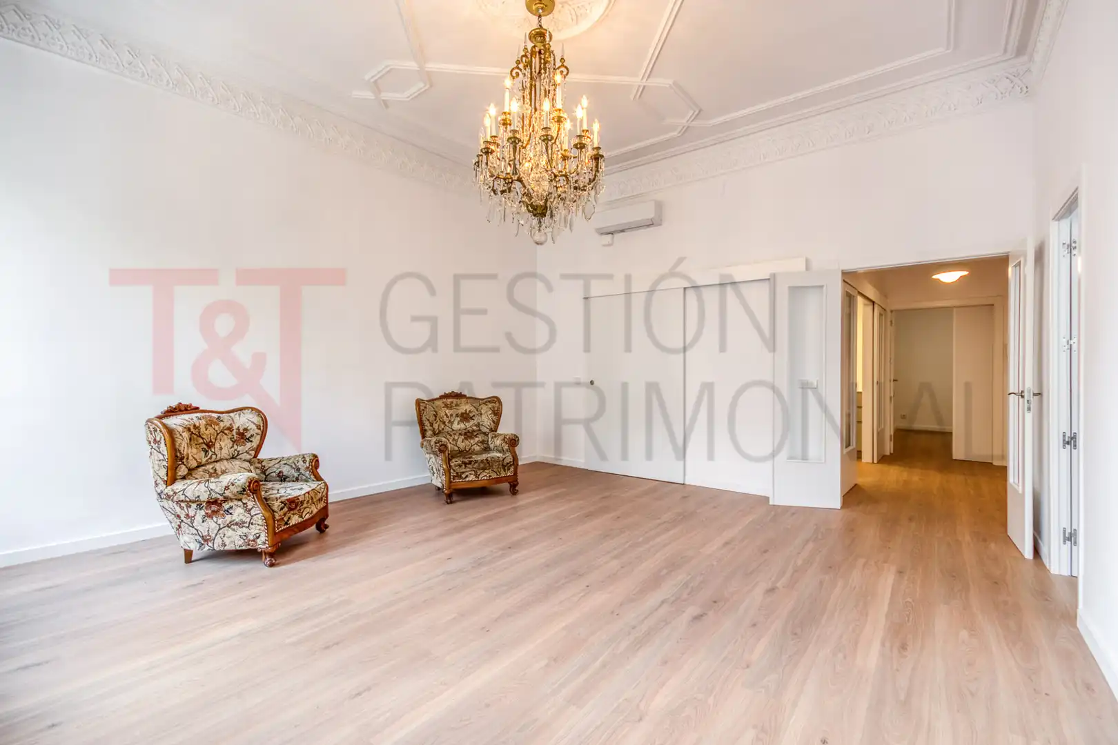 Sala de estar de Piso en venta en Barcelona con Aire acondicionado, Horno y Balcón