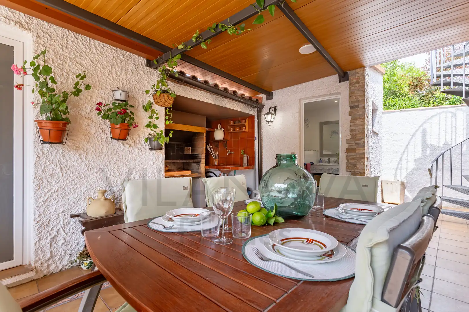 Terrassa de Casa o xalet en venda en Valls amb Aire condicionat, Calefacció i Jardí privat