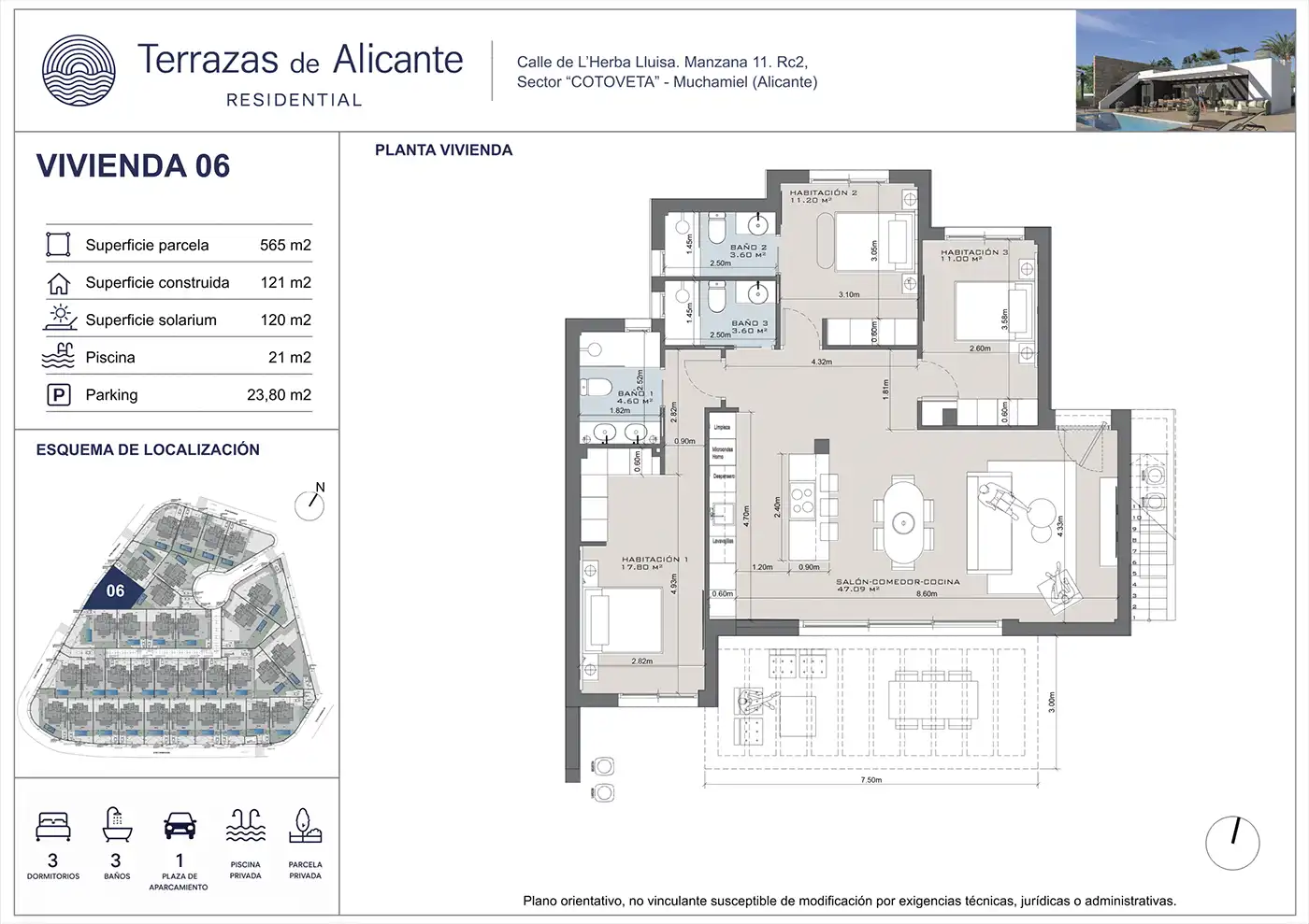 Casa o chalet en venta en Mutxamel con Aire acondicionado, Calefacción y Jardín privado