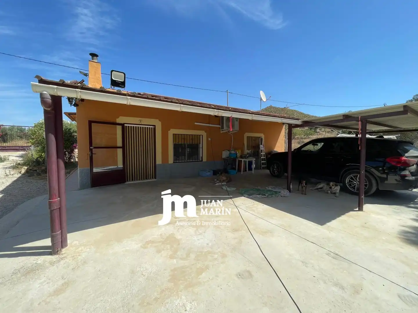 Vista exterior de Finca rústica en venda en Ricote amb Aire condicionat, Jardí privat i Terrassa