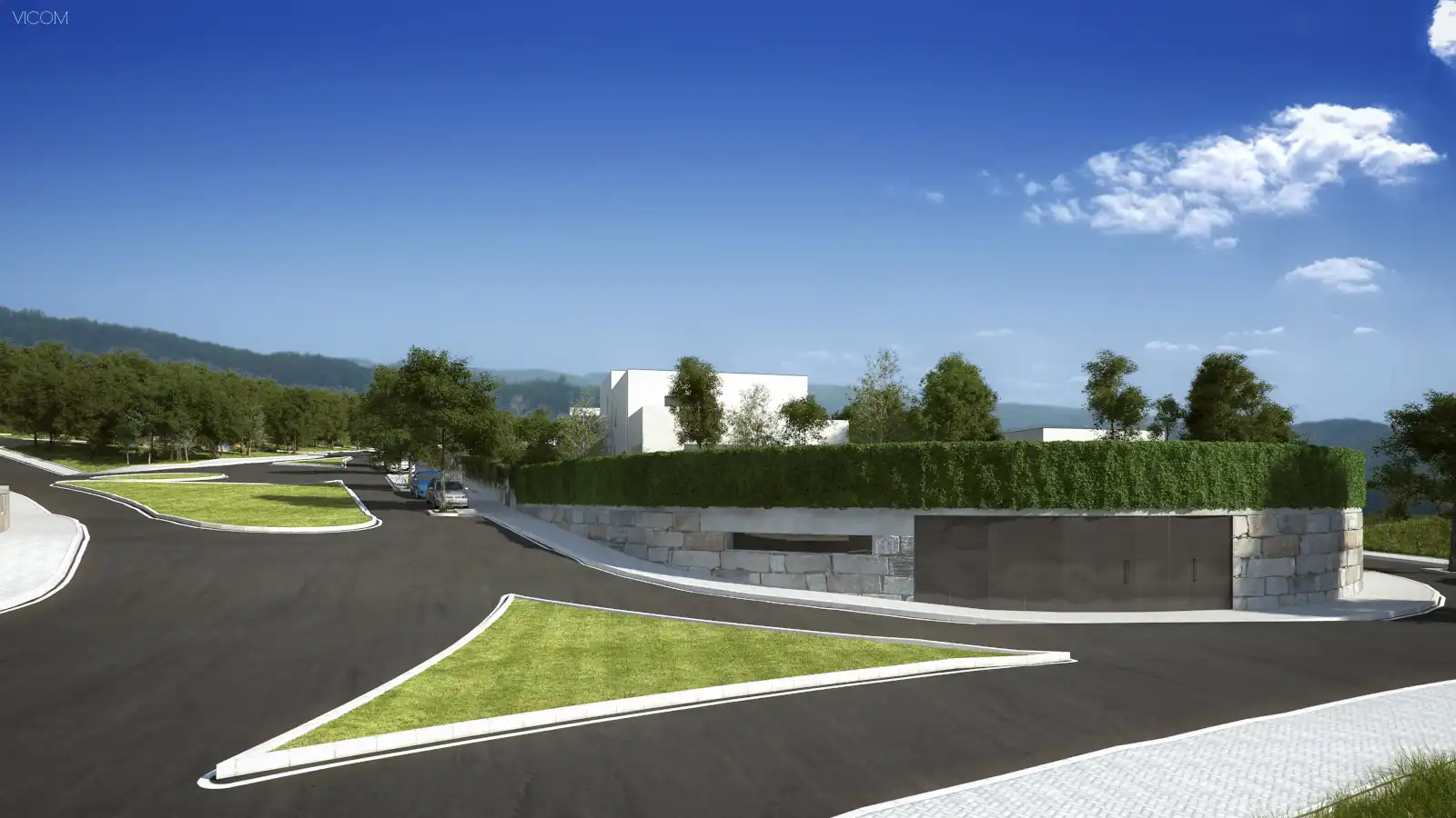 Vista exterior de Casa o chalet en venta en Santiago de Compostela  con Calefacción, Jardín privado y Balcón