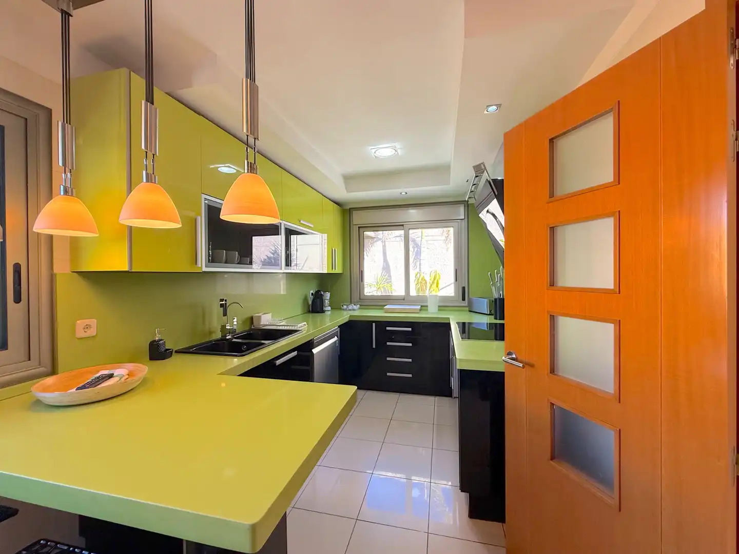 Cocina de Casa o chalet de alquiler en Santa Cruz de Tenerife con Aire acondicionado, Jardín privado y Parquet