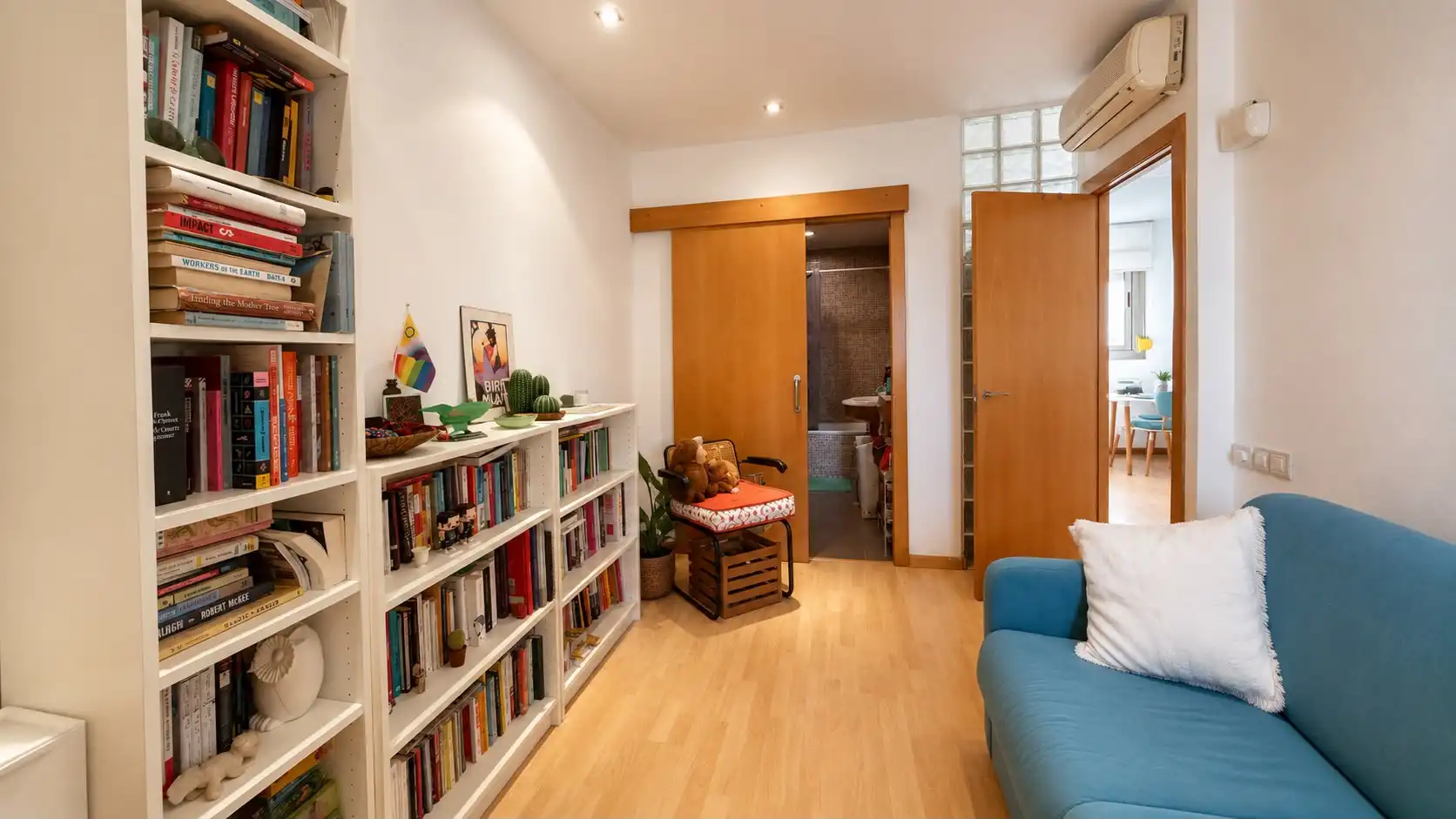 Sala de estar de Ático en venta en Barcelona con Terraza