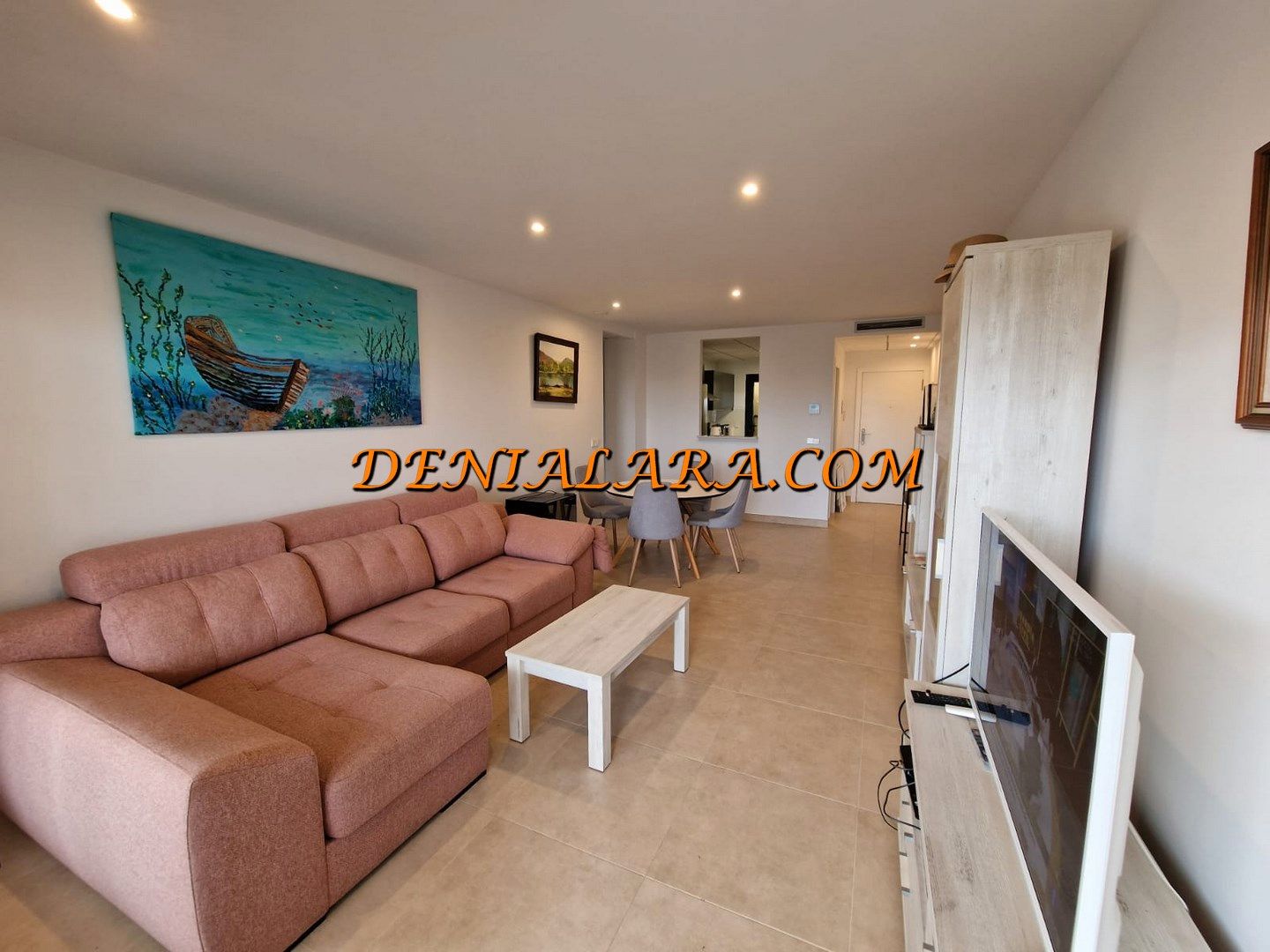 Sala de estar de Apartamento en venta en Dénia con Aire acondicionado, Calefacción y Terraza