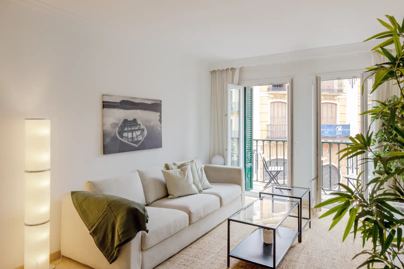 Sala de estar de Piso en venta en Málaga con Aire acondicionado, Amueblado y Balcón