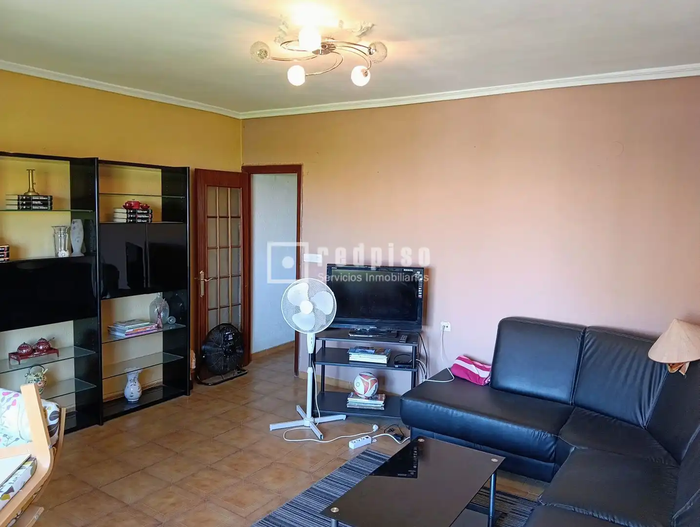 Sala d'estar de Pis de lloguer en Castellón de la Plana / Castelló de la Plana amb Aire condicionat i Terrassa