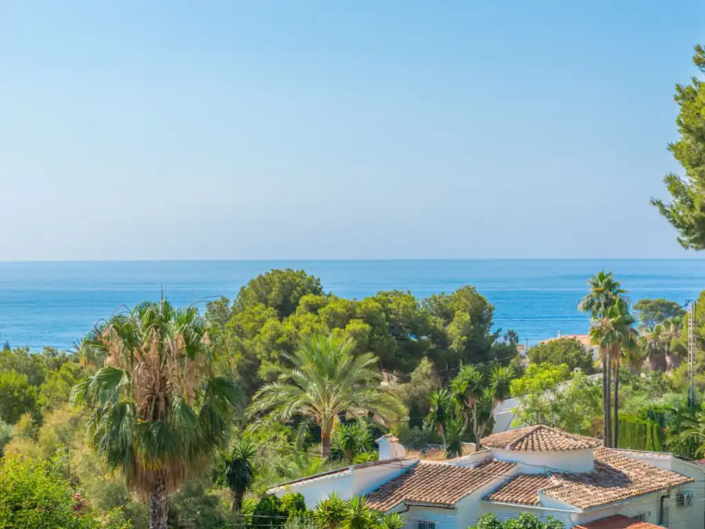 Exterior view of Houses for sale in Moraira  with Air Conditioner, Swimming Pool and Oven