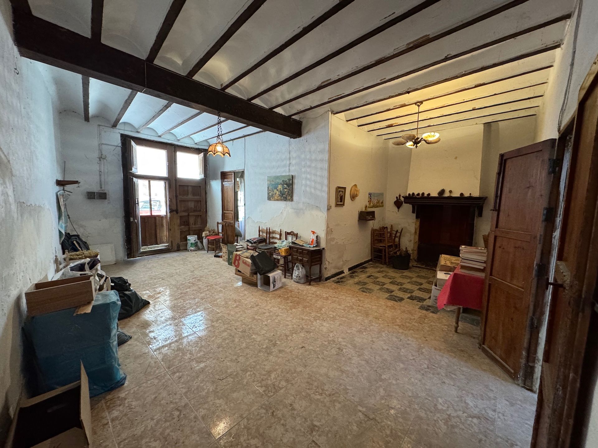 Sala d'estar de Casa adosada en venda en Cañada