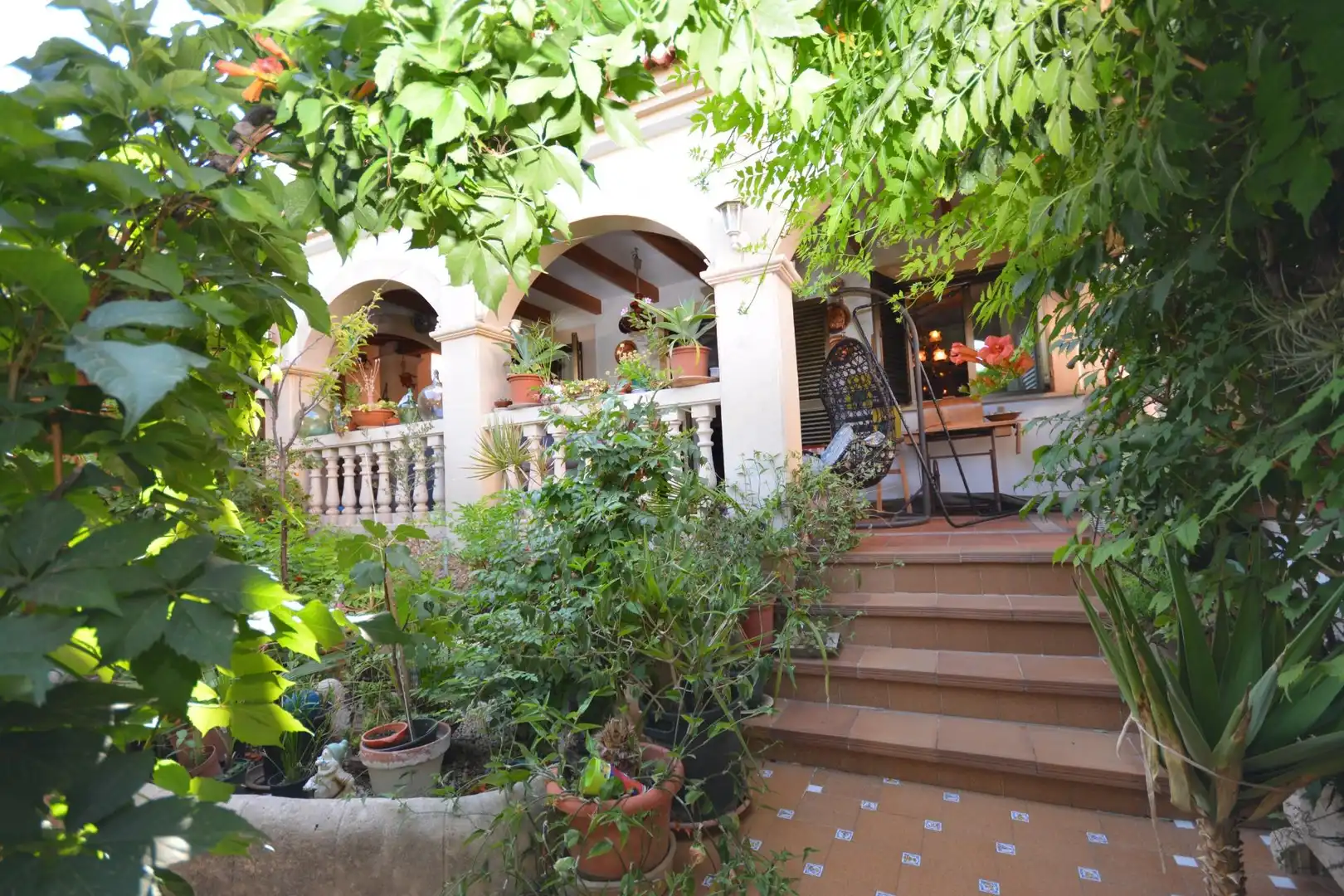 Terrassa de Casa o xalet en venda en  Palma de Mallorca amb Calefacció, Jardí privat i Terrassa